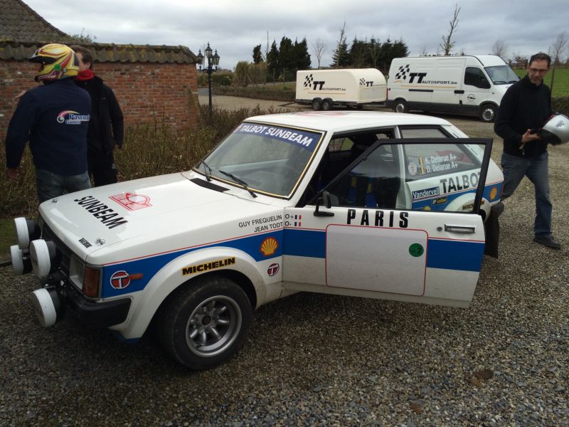 TT Autosport test met Talbot Lotus