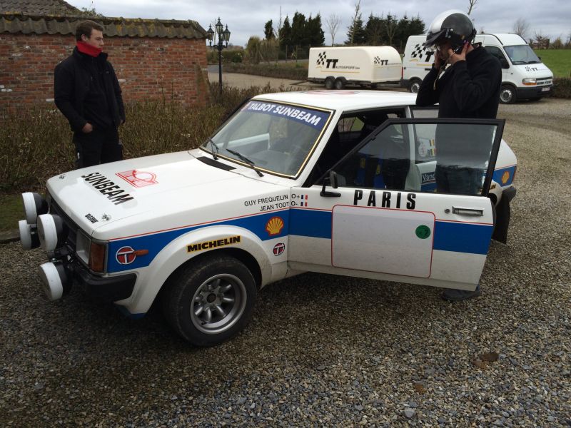 TT Autosport test met Talbot Lotus